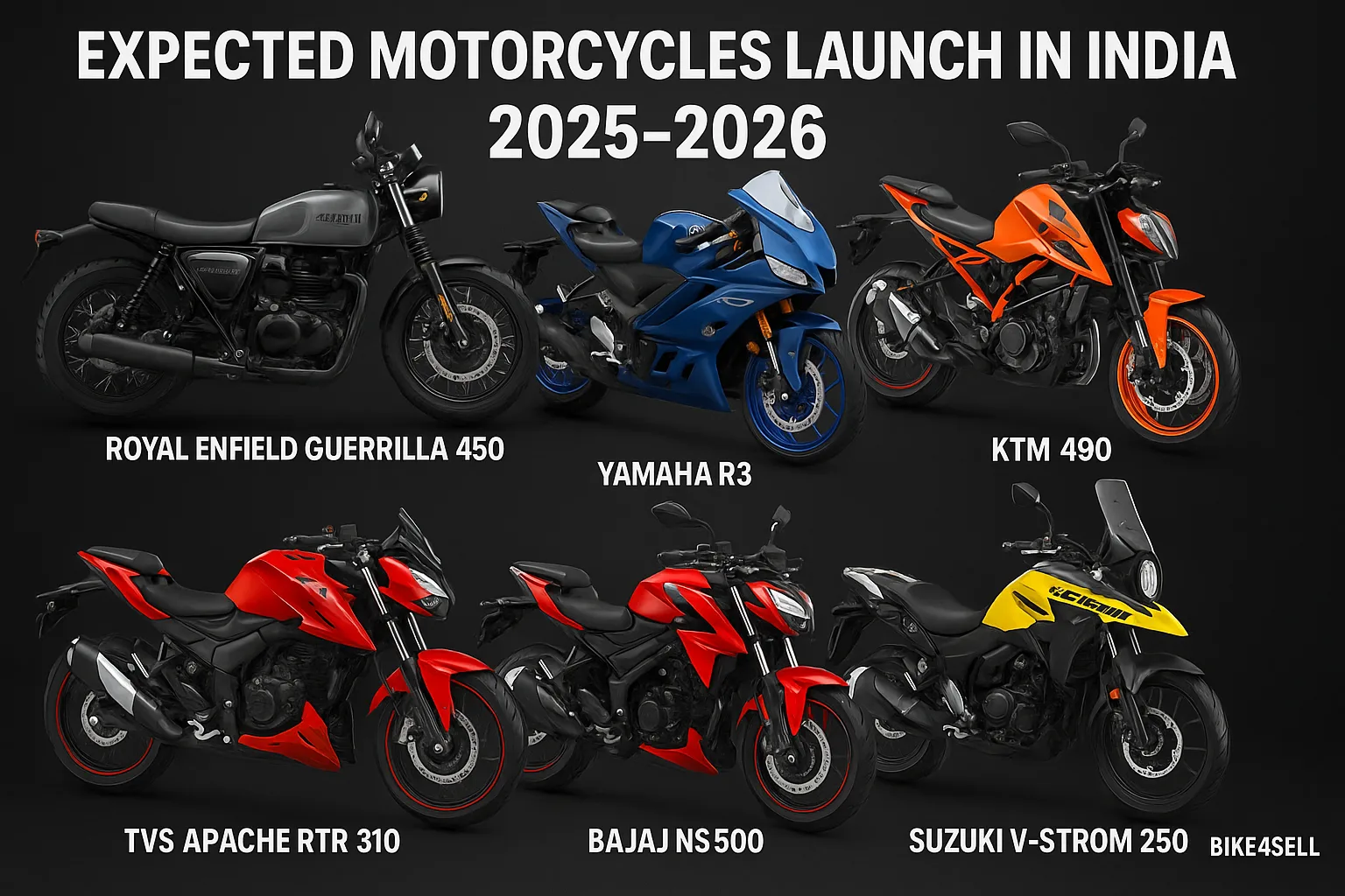 Upcoming Bikes in India Expected in 2025-2026 – From Royal Enfield to Yamaha